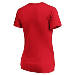 Kansas City Chiefs Women's Iconic Script State V-Neck T-Shirt - Red online