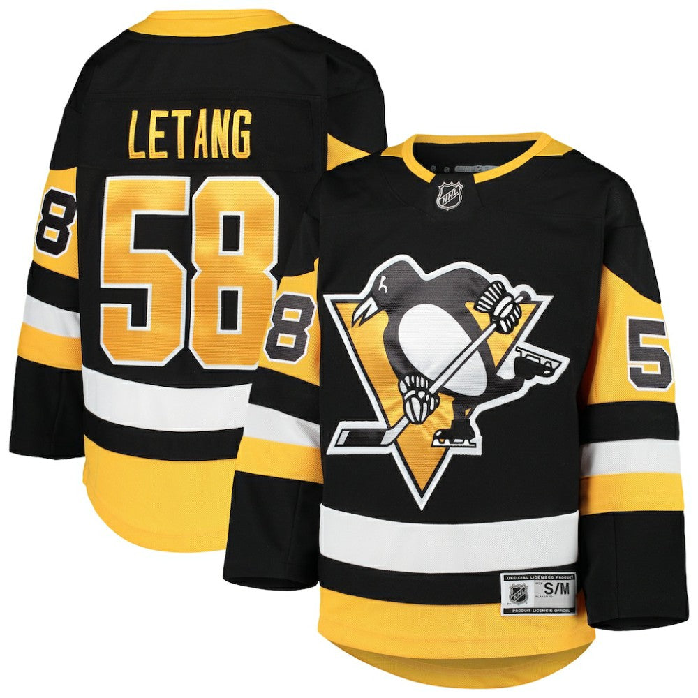 Kris Letang Pittsburgh Penguins Youth Premier Player Jersey Black