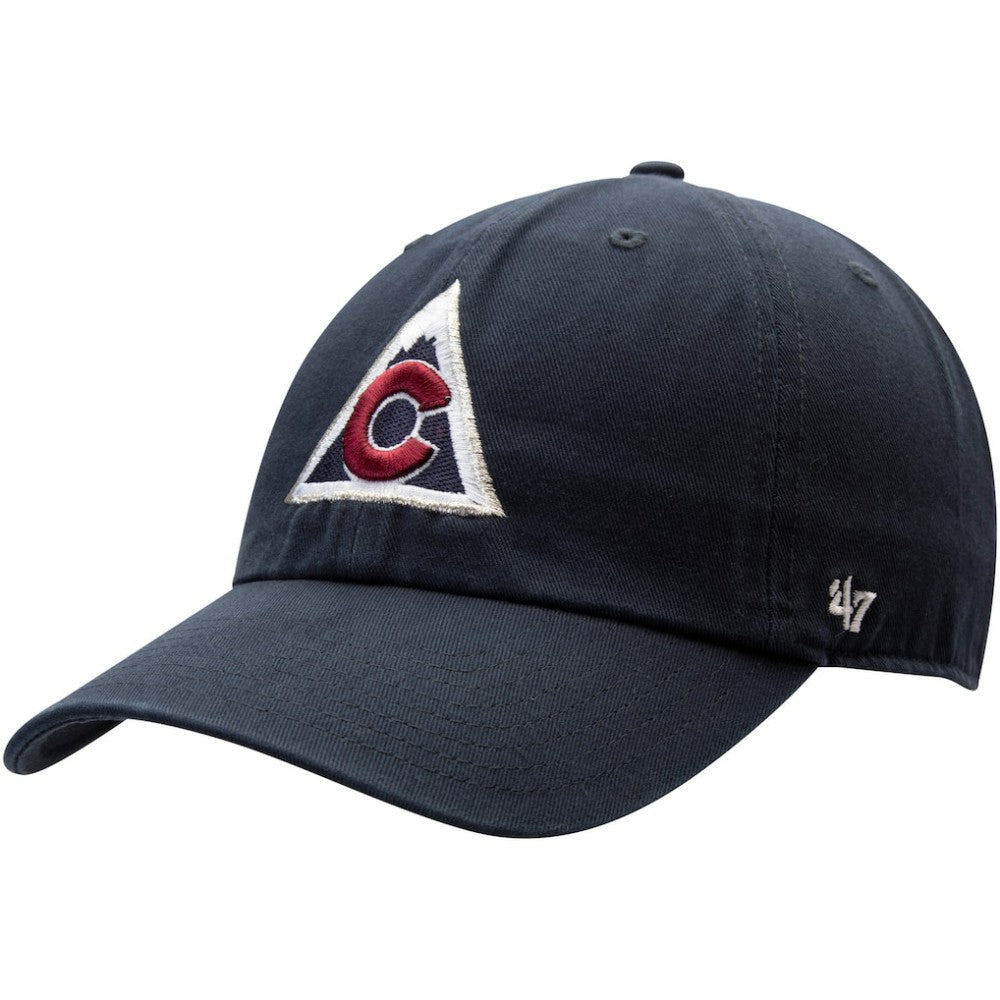 Colorado Avalanche '47 Clean Up Alternate Logo Adjustable Hat Navy