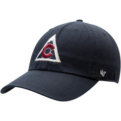 Colorado Avalanche '47 Clean Up Alternate Logo Adjustable Hat Navy