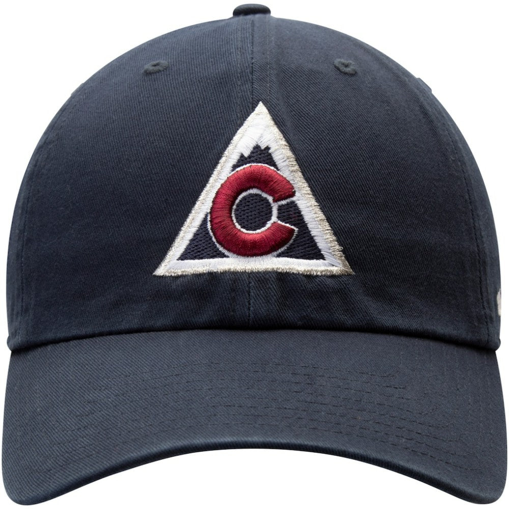 Colorado Avalanche '47 Clean Up Alternate Logo Adjustable Hat Navy