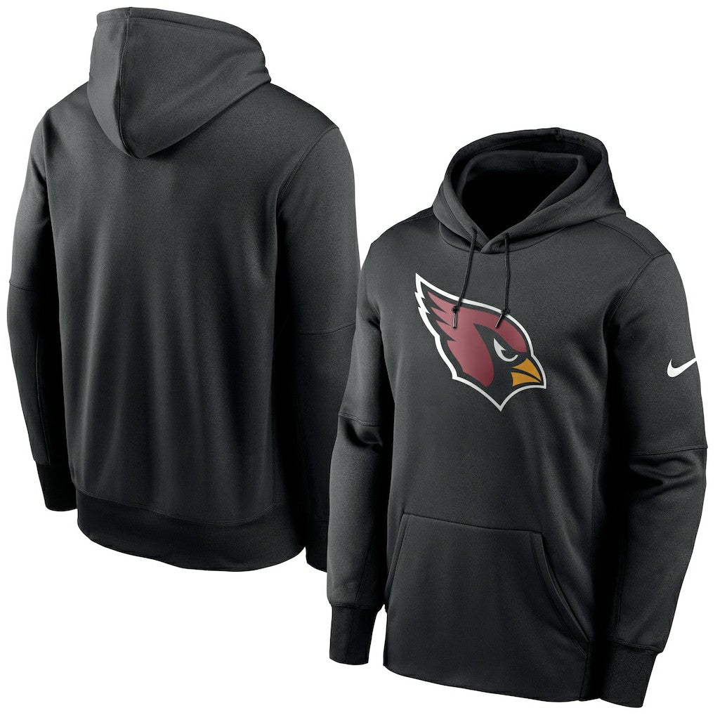 Arizona Cardinals Fan Gear Primary Logo Therma Performance Pullover Hoodie - Black | Nike on sale