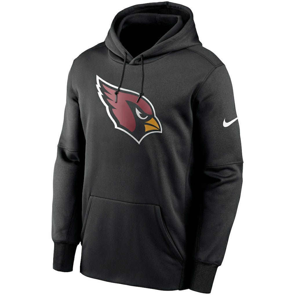 Arizona Cardinals Fan Gear Primary Logo Therma Performance Pullover Hoodie - Black | Nike on sale