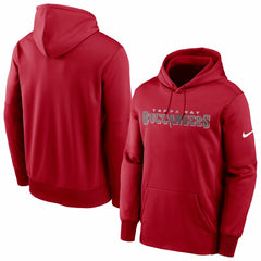 Tampa Bay Buccaneers Fan Gear Wordmark Performance Pullover Hoodie - Red | Nike discount