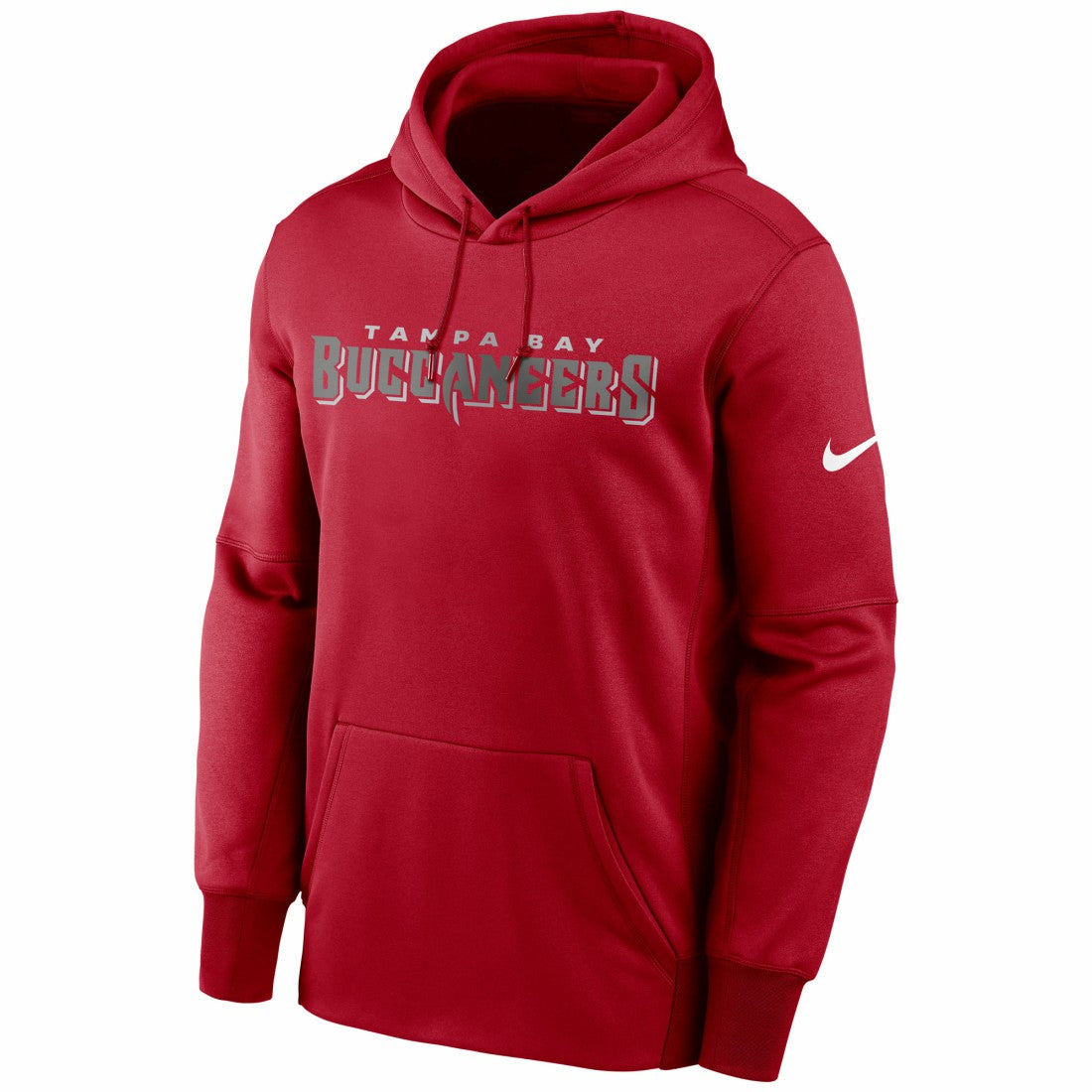 Tampa Bay Buccaneers Fan Gear Wordmark Performance Pullover Hoodie - Red | Nike discount