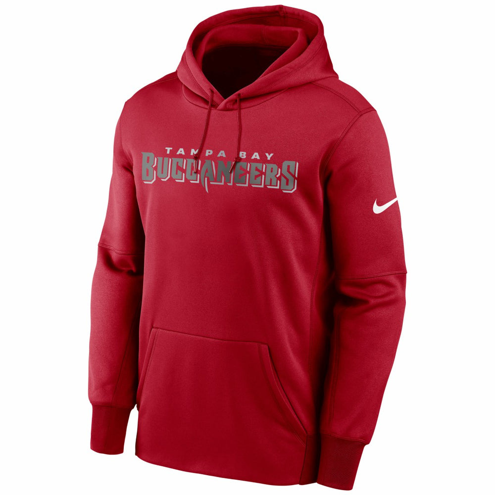 Tampa Bay Buccaneers Fan Gear Wordmark Performance Pullover Hoodie - Red | Nike discount