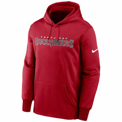 Tampa Bay Buccaneers Fan Gear Wordmark Performance Pullover Hoodie - Red | Nike discount