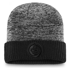 Winnipeg Jets Fanatics Authentic Pro Travel & Training Cuffed Knit Hat Black