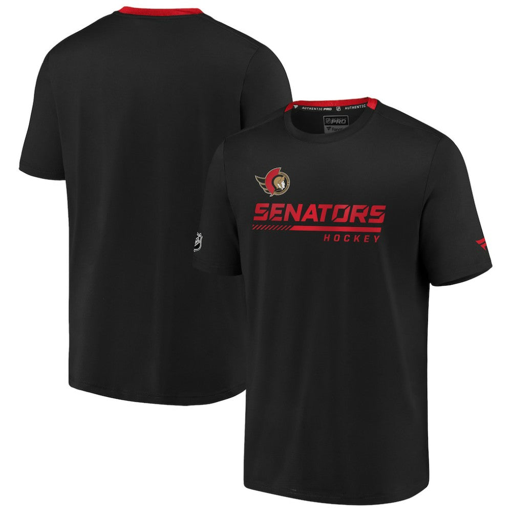 Ottawa Senators Fanatics Authentic Pro Locker Room Performance T-Shirt Black