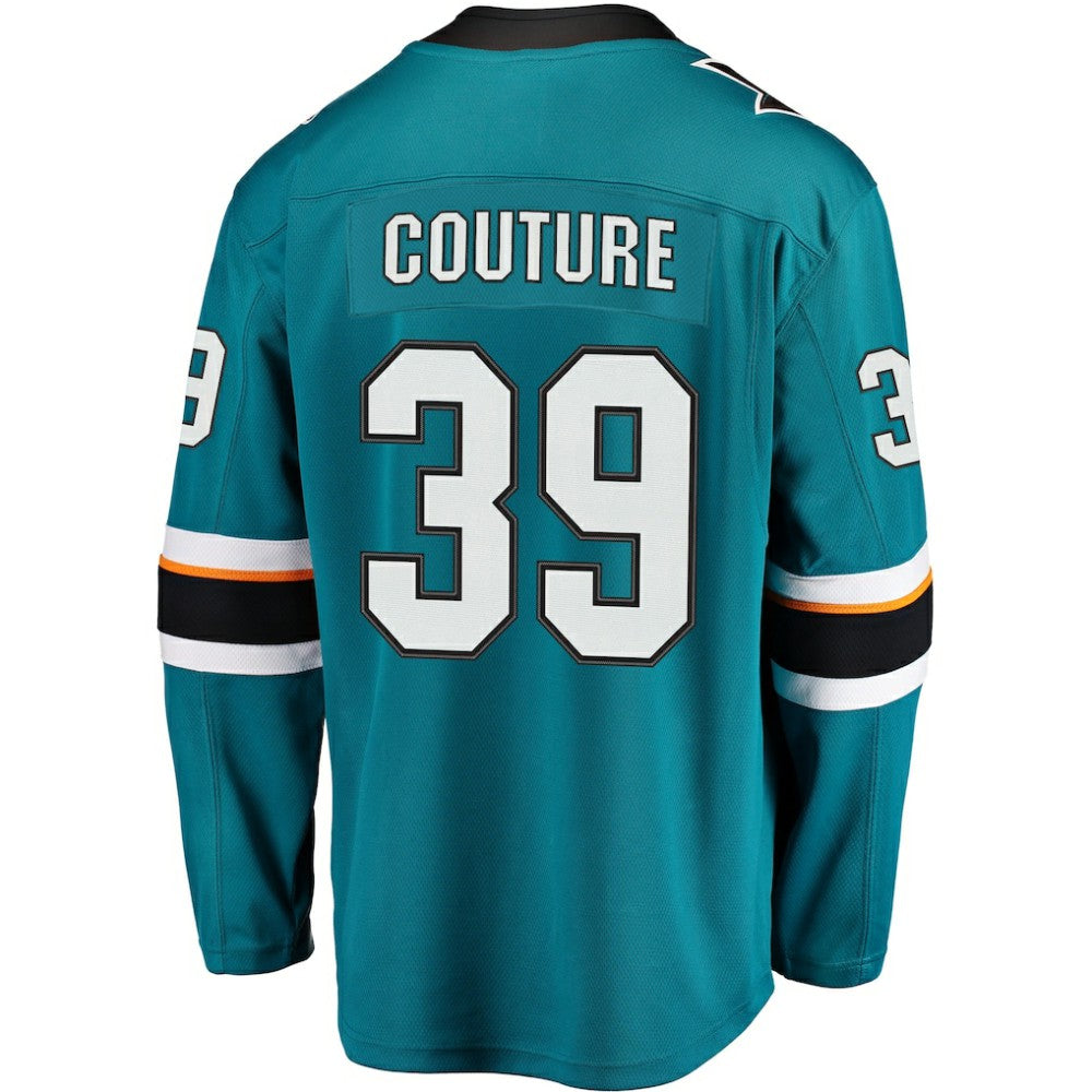 Logan Couture San Jose Sharks Fanatics Breakaway Jersey Teal