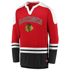 Chicago Blackhawks Fanatics Iconic Slapshot Long Sleeve T-Shirt Red/Black