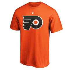 Paul Coffey Philadelphia Flyers Fanatics Authentic Stack Retired Player Name & Number T-Shirt Orange