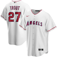 Mike Trout Los Angeles Angels Youth Alternate Replica Player Jersey - White | Nike