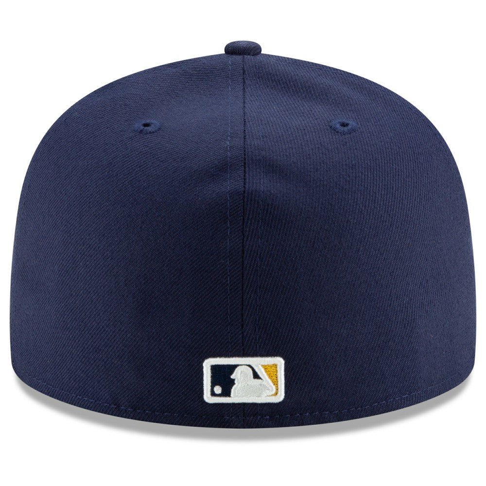 Milwaukee Brewers Home Authentic Collection On-Field 59FIFTY Fitted Hat - Navy | New Era