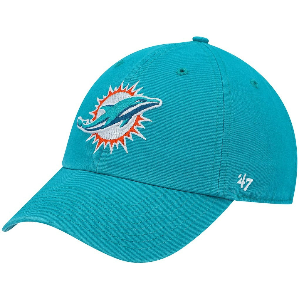 Miami Dolphins '47 Primary Clean Up Adjustable Hat - Aqua for sale