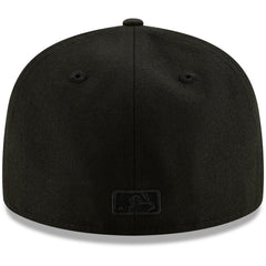 Milwaukee Brewers Black on Black 59FIFTY Fitted Hat - Black | New Era
