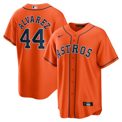 Yordan Álvarez Houston Astros Alternate Replica Player Jersey - Orange | Nike