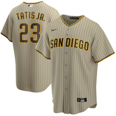 Fernando Tatis Jr. San Diego Padres Alternate Replica Player Jersey - Tan | Nike