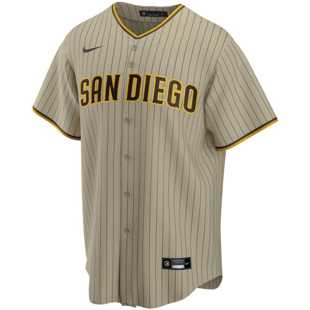 Fernando Tatis Jr. San Diego Padres Alternate Replica Player Jersey - Tan | Nike
