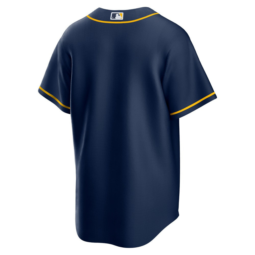 Milwaukee Brewers Alternate Replica Team Jersey - Navy | Nike