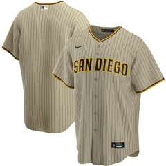 San Diego Padres Alternate Replica Team Jersey - Tan | Nike