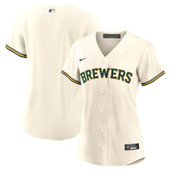 Milwaukee Brewers Women's Home Replica Team Jersey - Cream | Nike