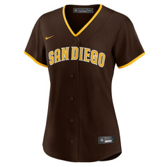 Manny Machado San Diego Padres Women's Road Replica Player Jersey - Brown | Nike