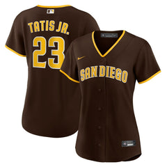 Fernando Tatís Jr. San Diego Padres Women's Road Replica Player Jersey - Brown | Nike