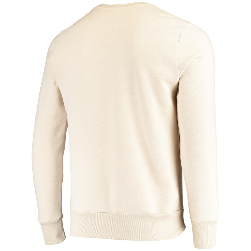 Texas Rangers Majestic Threads Fleece Pullover Sweatshirt - Oatmeal