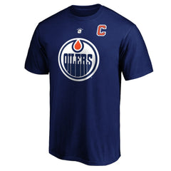 Wayne Gretzky Edmonton Oilers Fanatics Authentic Stack Retired Player Name & Number T-Shirt Royal