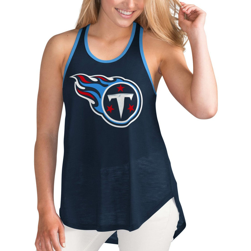 Tennessee Titans G-III 4Her by Carl Banks Women's Tater Tank Top - Navy cheap