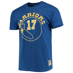 Chris Mullin Golden State Warriors Hardwood Classics Name & Number Team T-Shirt sale - Royal | Mitchell & Ness outlet