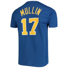 Chris Mullin Golden State Warriors Hardwood Classics Name & Number Team T-Shirt sale - Royal | Mitchell & Ness outlet