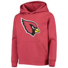 Arizona Cardinals Youth Primary Team Logo Pullover Hoodie - Cardinal sale