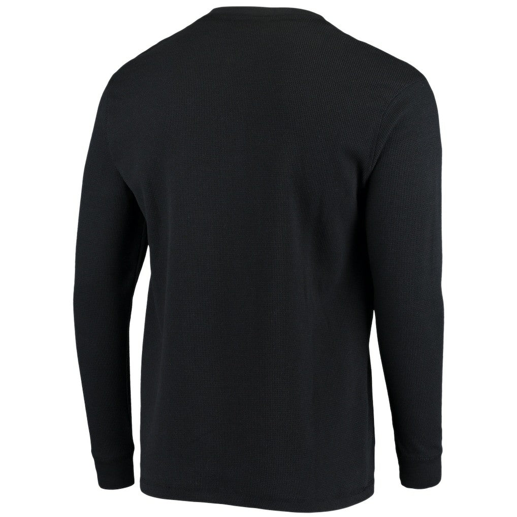 New Orleans Saints Dunbrooke Logo Maverick Thermal Henley Long Sleeve T-Shirt - Black online
