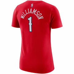 Zion Williamson New Orleans Pelicans Jordan Brand Women's Statement Edition Name & Number T-Shirt - Red sale