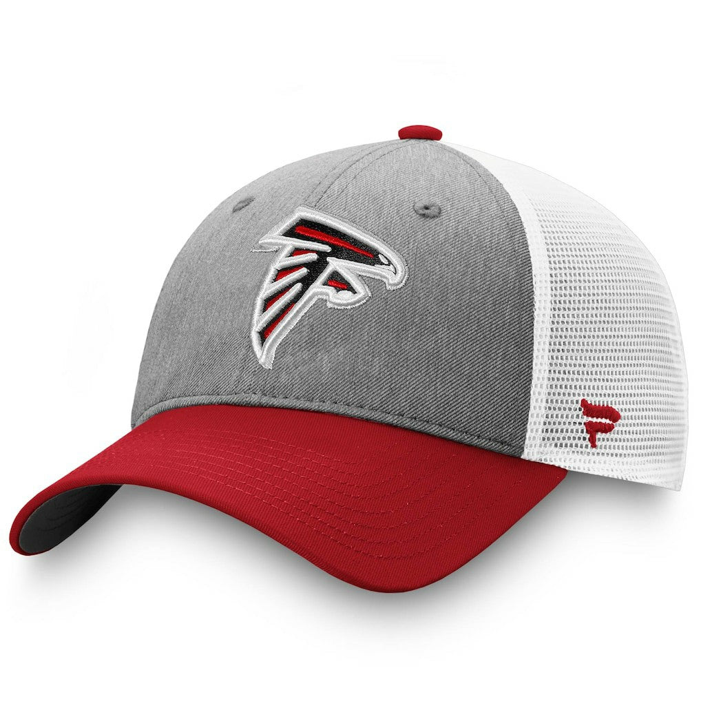 Atlanta Falcons Tri-Tone Trucker Snapback Hat - Gray/Red cheap