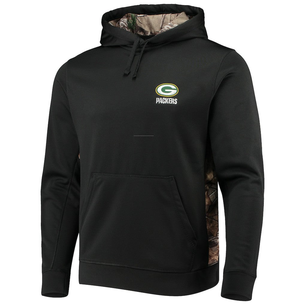 Green Bay Packers Dunbrooke Logo Ranger Pullover Hoodie - Black/Realtree Camo cheap