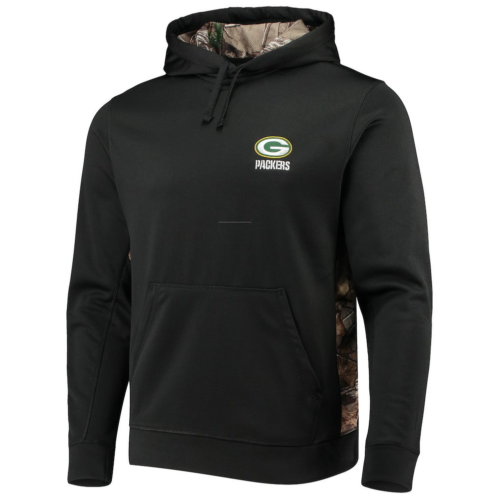 Green Bay Packers Dunbrooke Logo Ranger Pullover Hoodie - Black/Realtree Camo cheap