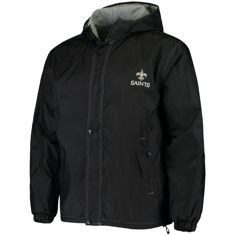 New Orleans Saints Dunbrooke Logo Legacy Stadium Full-Zip Jacket- Black discount
