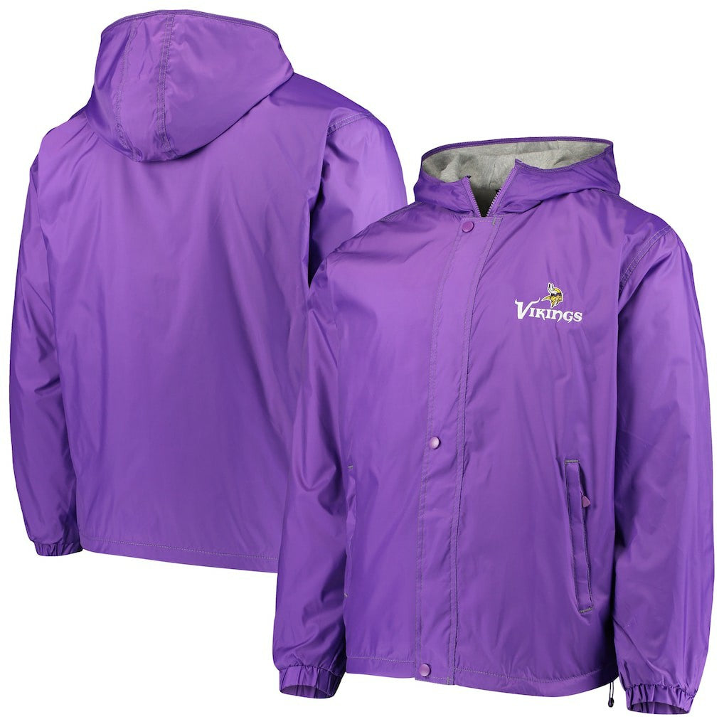Minnesota Vikings Dunbrooke Logo Legacy Stadium Full-Zip Jacket- Purple sale