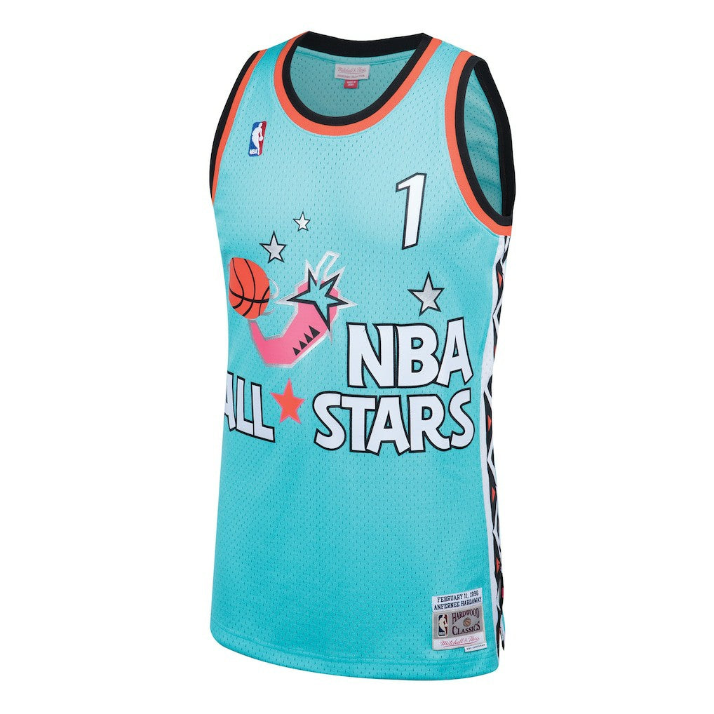 Penny Hardaway 1996 NBA All-Star Game Hardwood Classics Swingman Jersey - Teal | Mitchell & Ness outlet