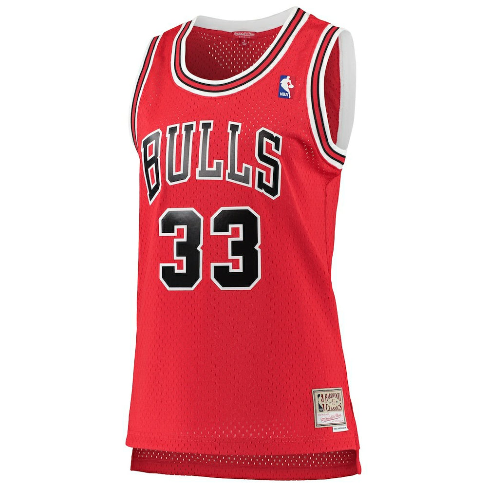 Scottie Pippen Chicago Bulls Women's 1997/98 Hardwood Classics Swingman Jersey sale - Red | Mitchell & Ness shop