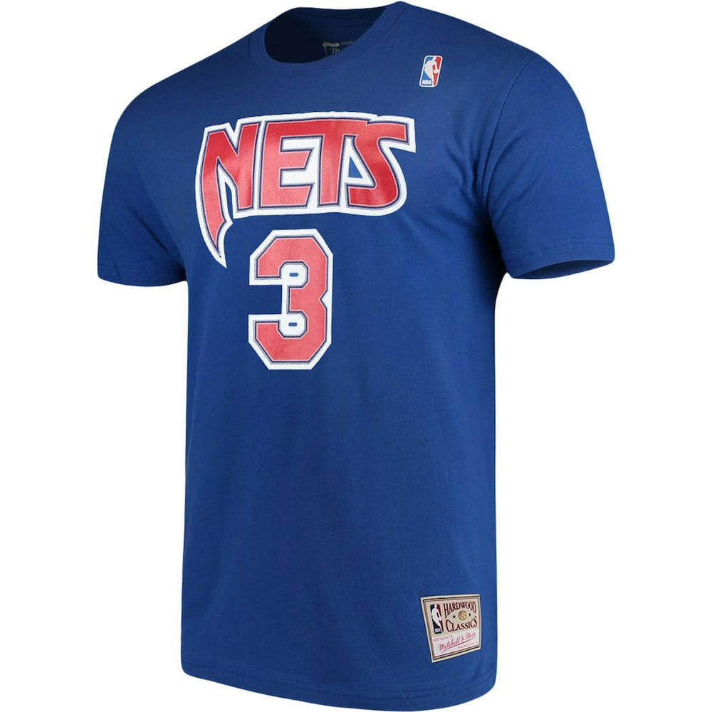 Drazen Petrovic Brooklyn Nets Hardwood Classics Name & Number Player T-Shirt - Royal | Mitchell & Ness on sale