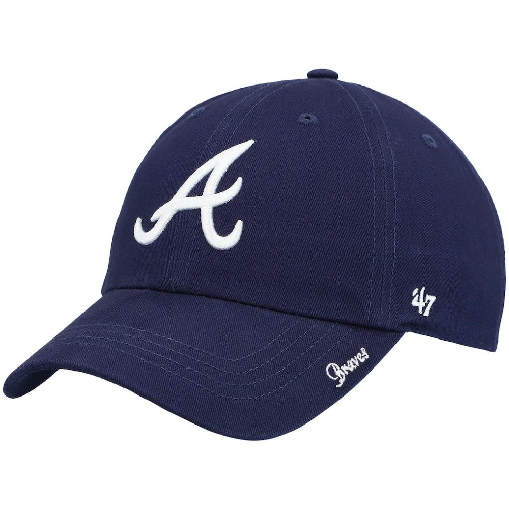 Atlanta Braves Women's Team Miata Clean Up Adjustable Hat - Navy | 47 brand