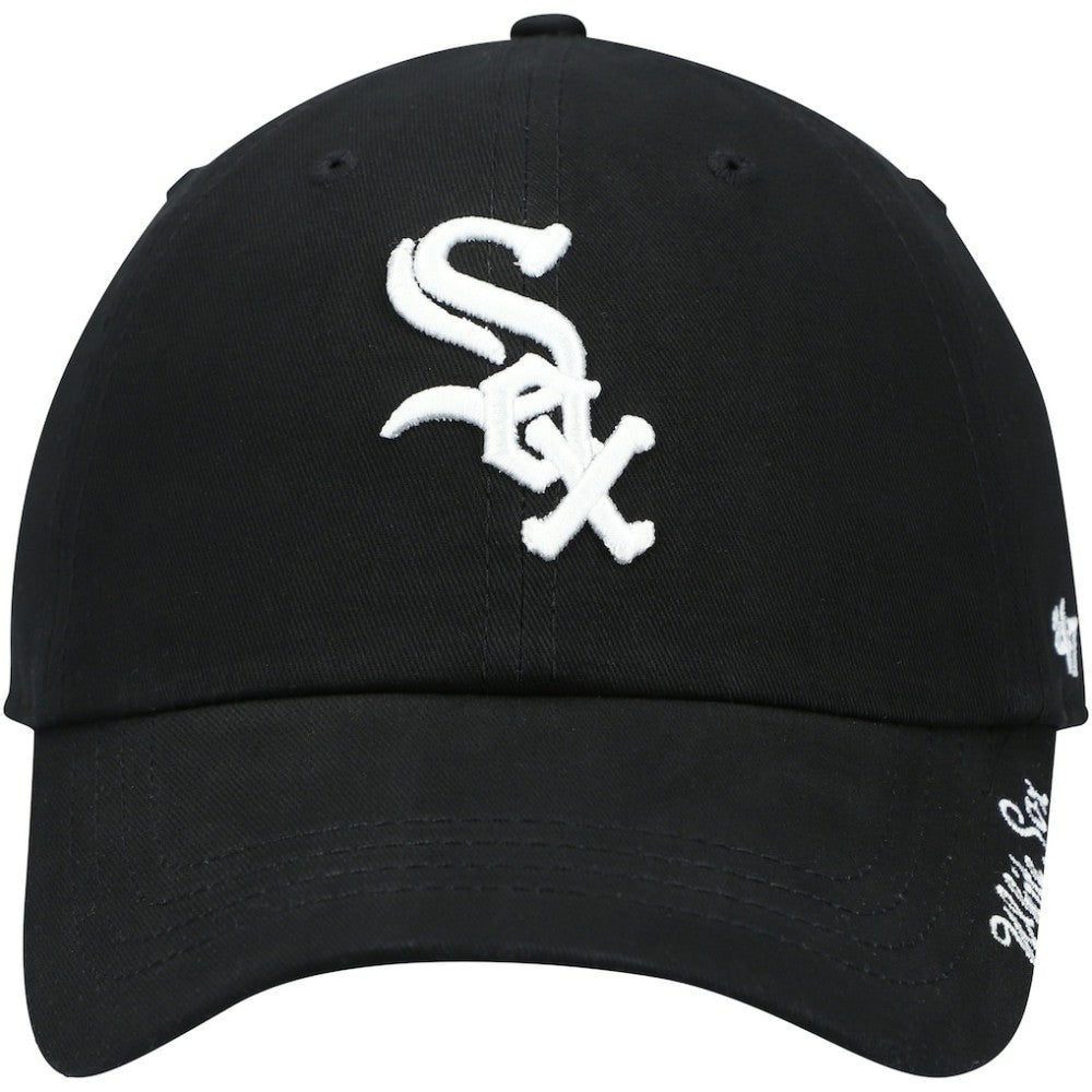 Chicago White Sox Women's Team Miata Clean Up Adjustable Hat - Black | 47 brand