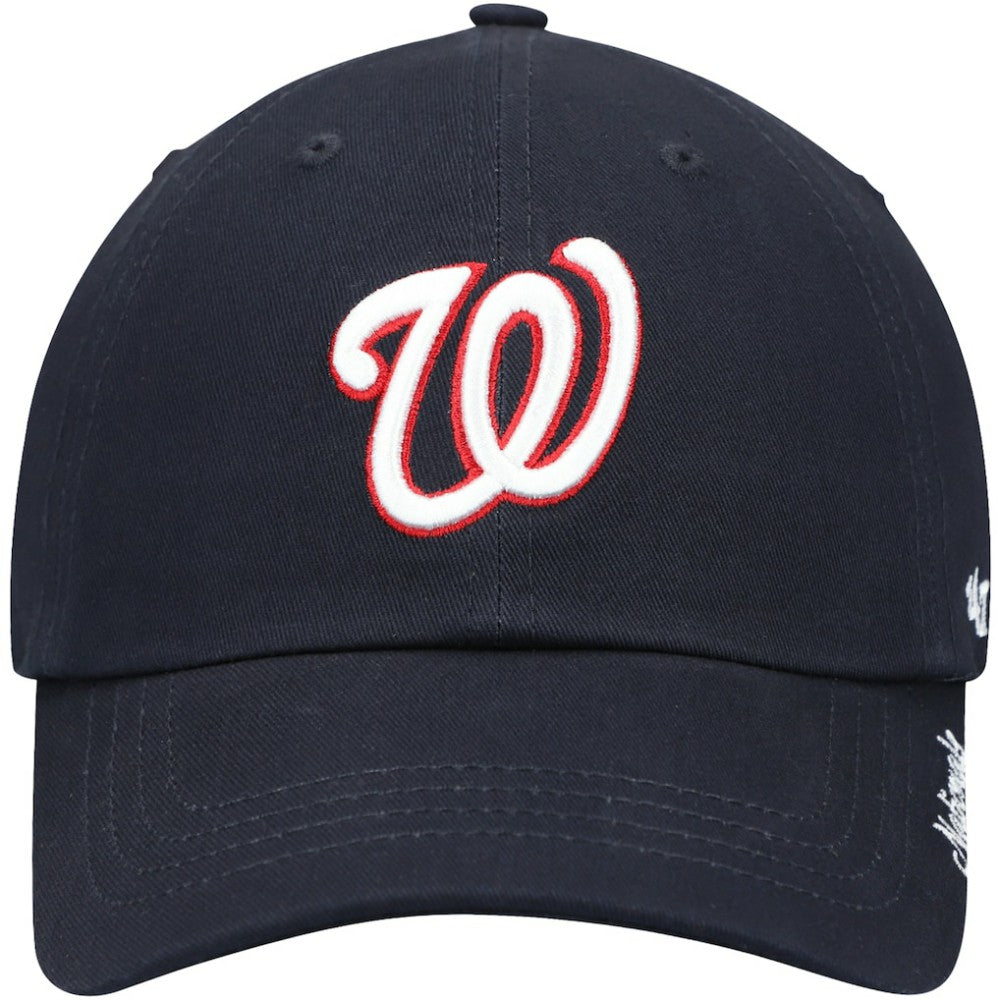 Washington Nationals Women's Team Miata Clean Up Adjustable Hat - Navy | 47 brand