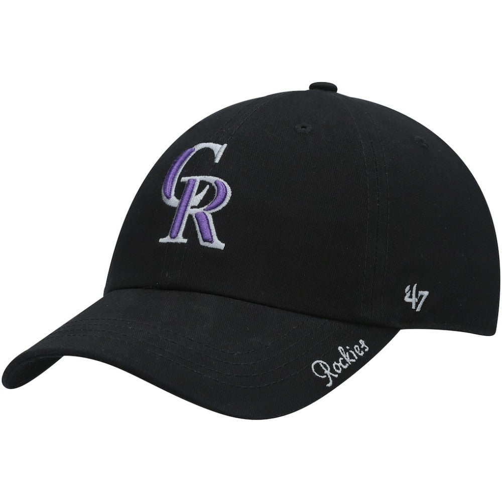 Colorado Rockies Women's Team Miata Clean Up Adjustable Hat - Black | 47 brand
