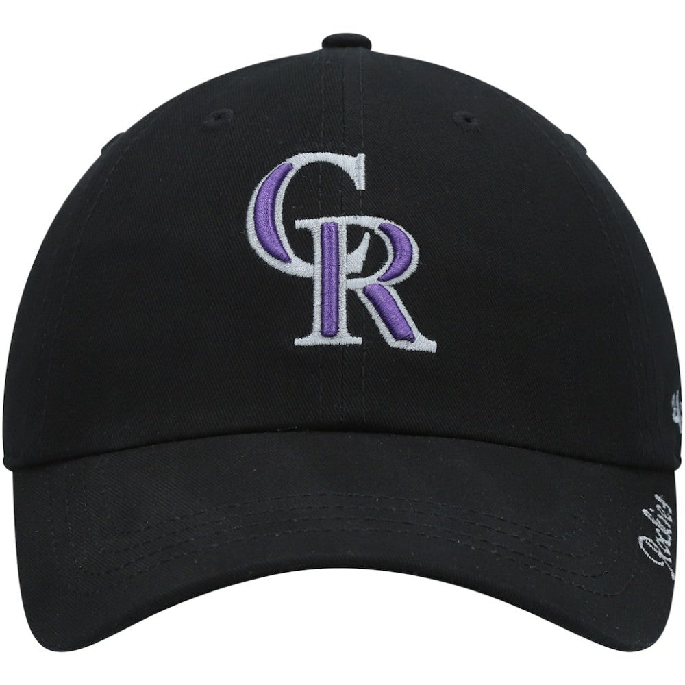 Colorado Rockies Women's Team Miata Clean Up Adjustable Hat - Black | 47 brand