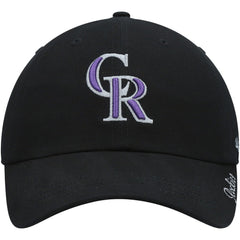 Colorado Rockies Women's Team Miata Clean Up Adjustable Hat - Black | 47 brand